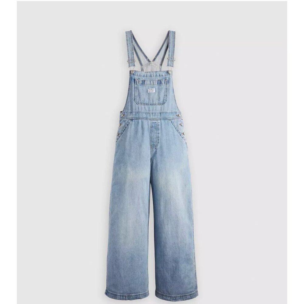 Levi's Overalls Light Wash Invested Indigo - Light Wash Size Small Regular